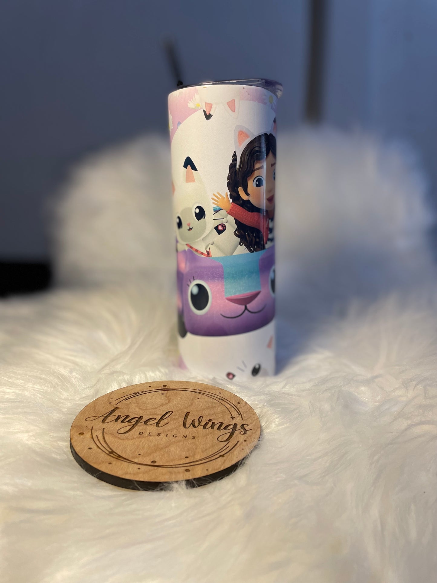 Customizable-20oz Gabby’s Dollhouse-Purple