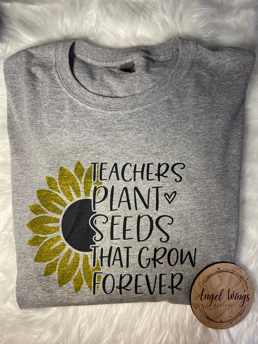 Customizable-Teachers Plant seeds