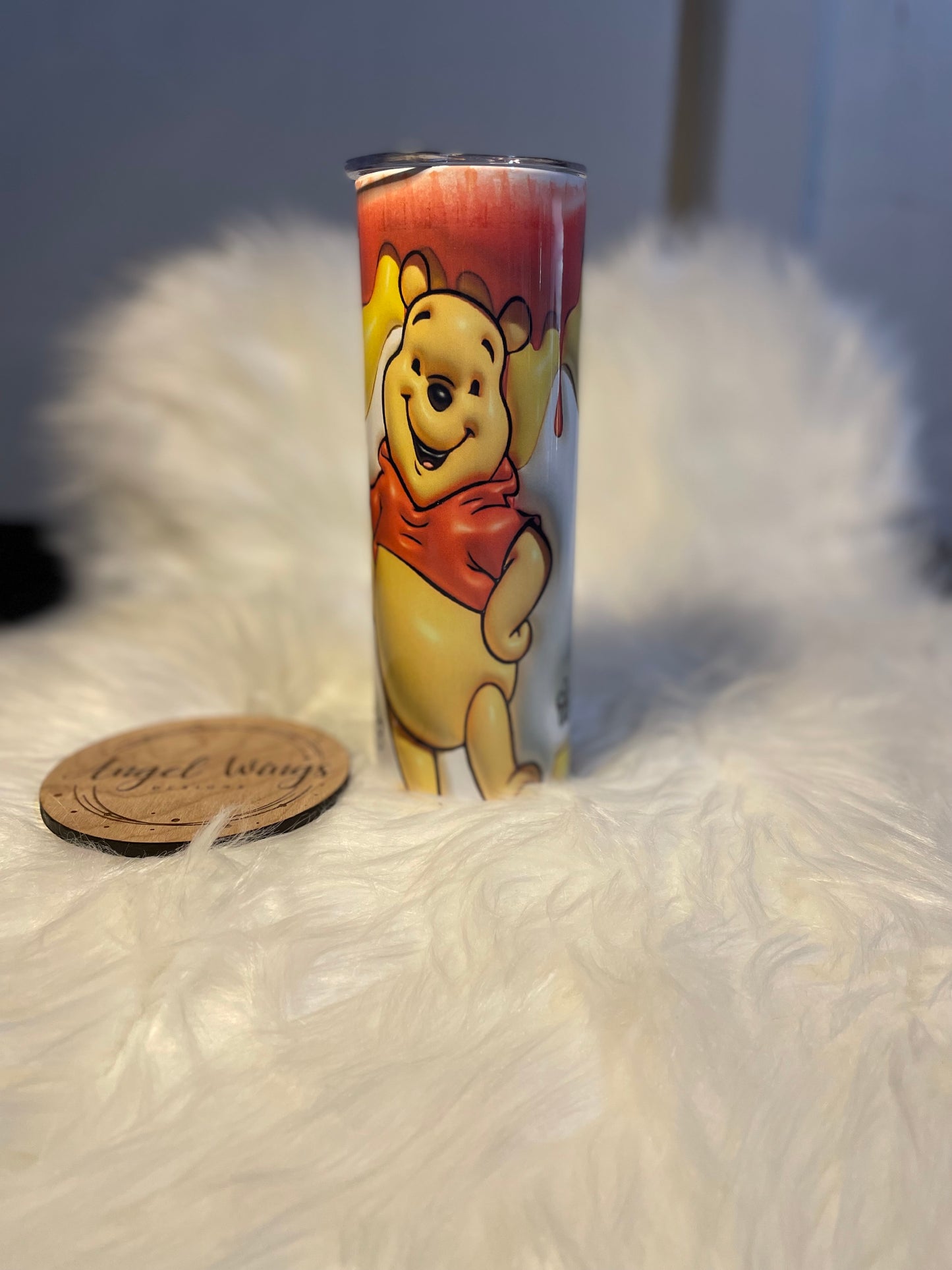 Customizable-20 oz 3D Stuff Bear  tumbler