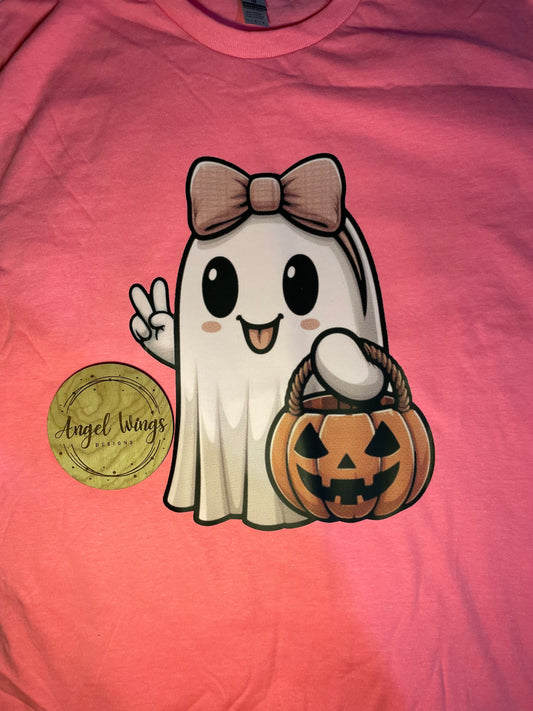 Customizable- Girl Ghost shirt