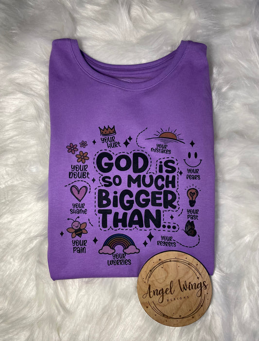 Customizable- God is so much bigger than