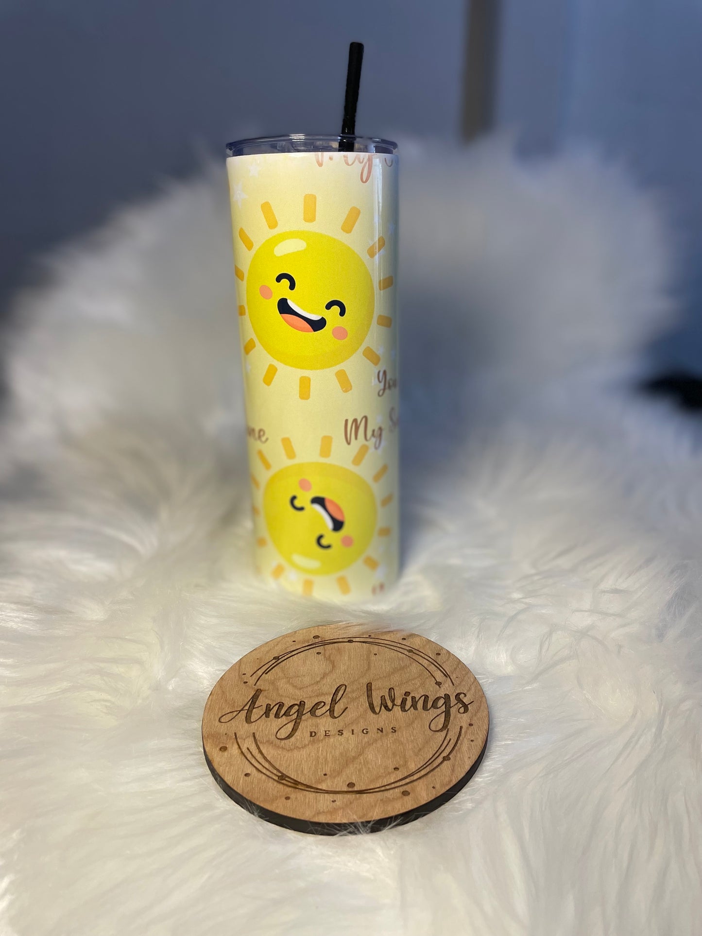 Customizable- 20 oz You are my sunshine Tumbler