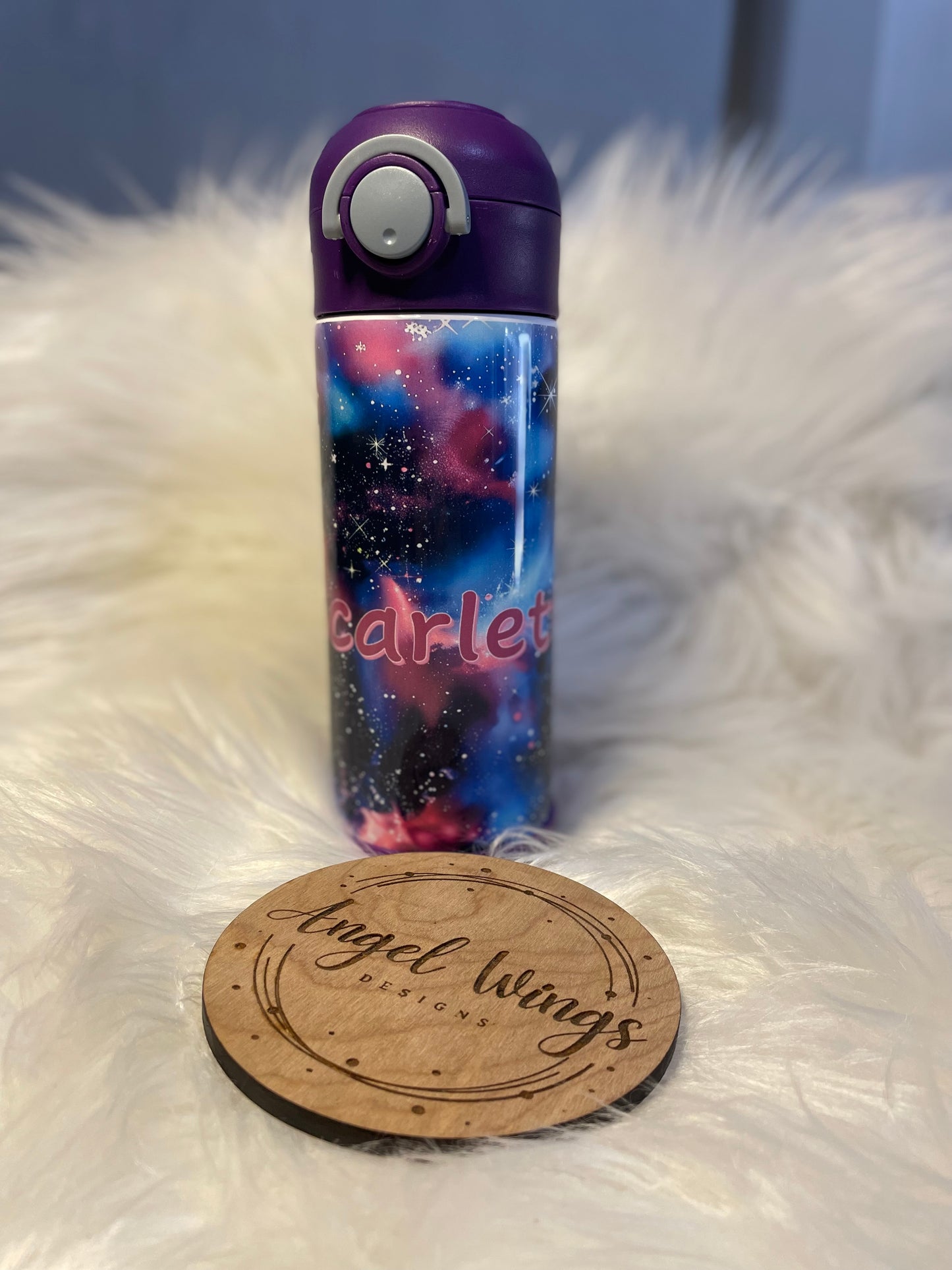 Customizable-12 oz- Glitter Galaxy Sky tumbler