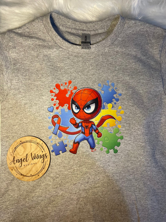 Customizable-Autism Red Web