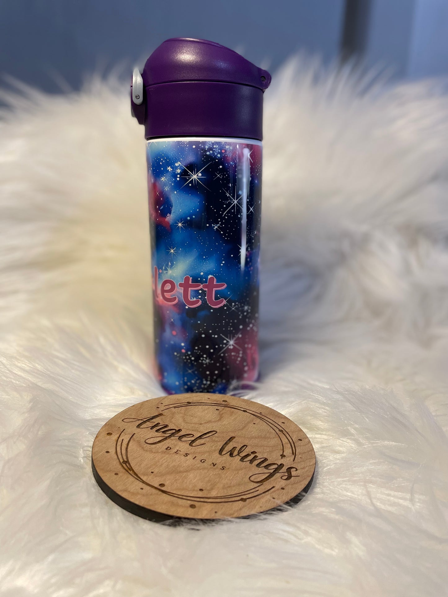 Customizable-12 oz- Glitter Galaxy Sky tumbler