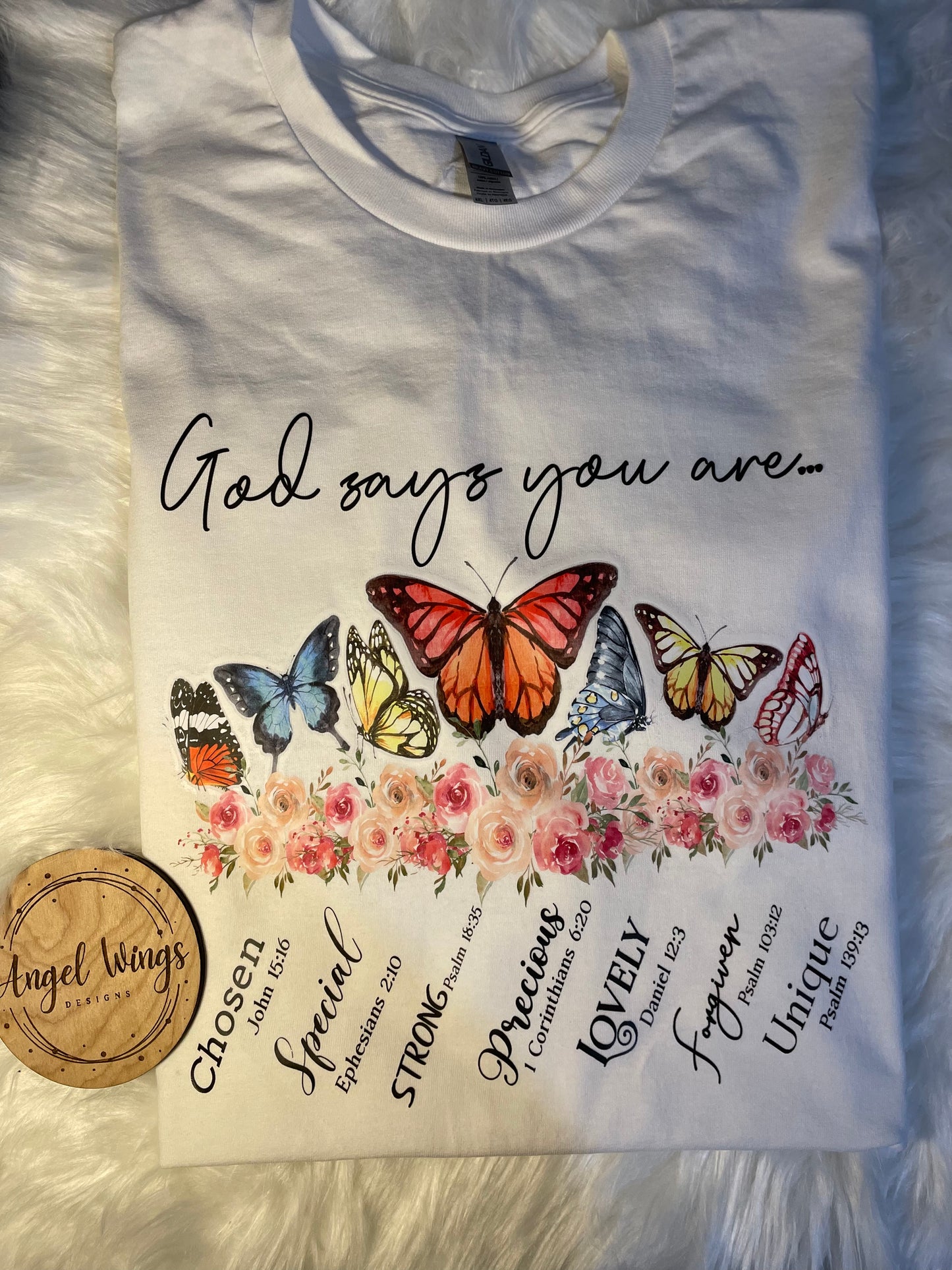 Customizable-God says you are- butterfly