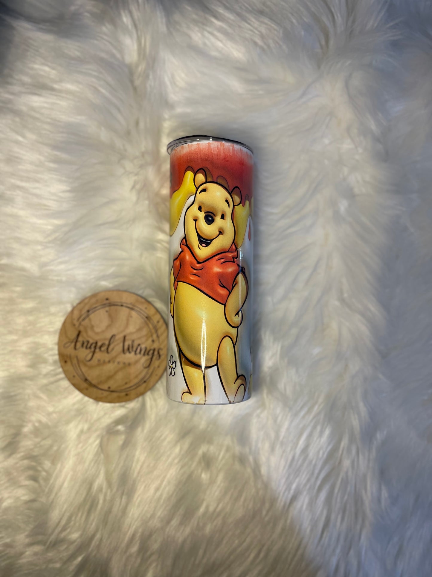 Customizable-20 oz 3D Stuff Bear  tumbler