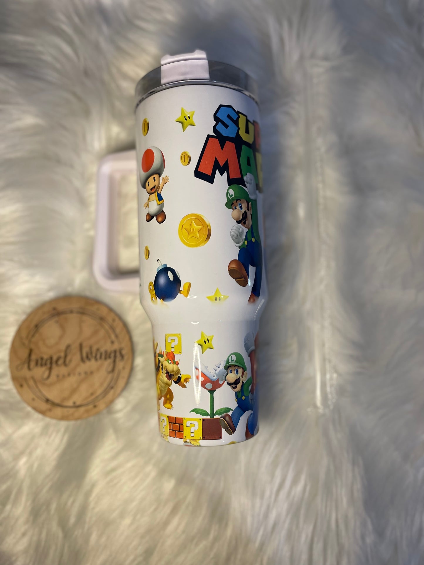 Customizable-40 oz Plumber Characters Tumbler