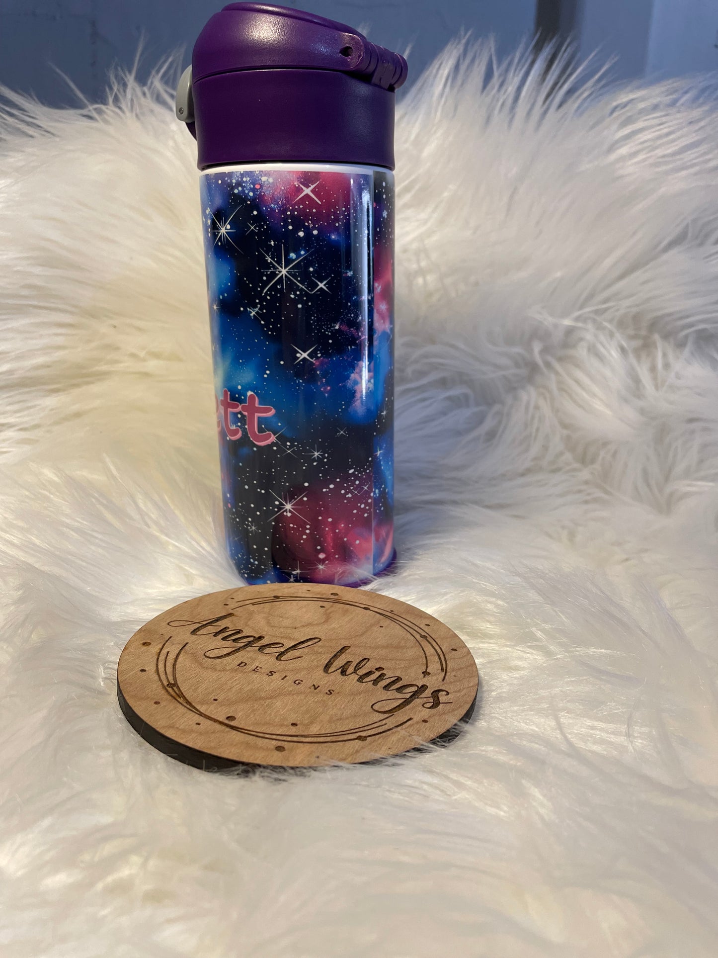 Customizable-12 oz- Glitter Galaxy Sky tumbler