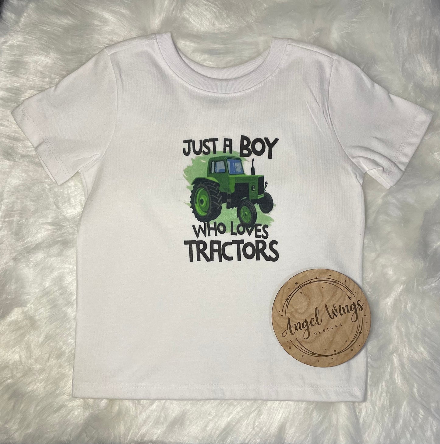 Customizable- Just a boy who loves tractors