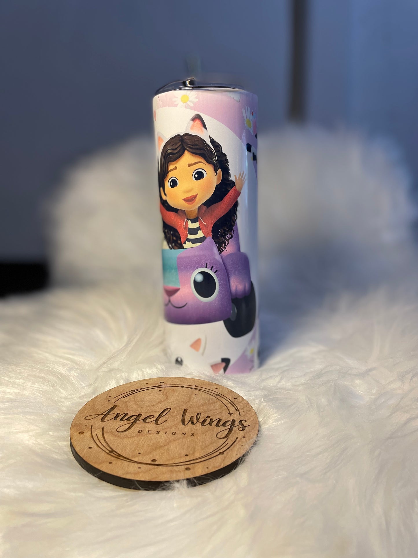 Customizable-20oz Gabby’s Dollhouse-Purple